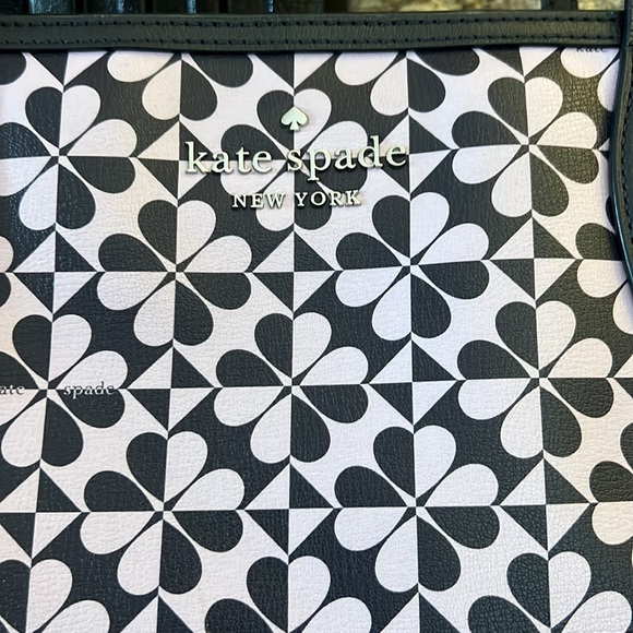 Kate Spade lavender and blue design Tote 💕 - Picture 2 of 14